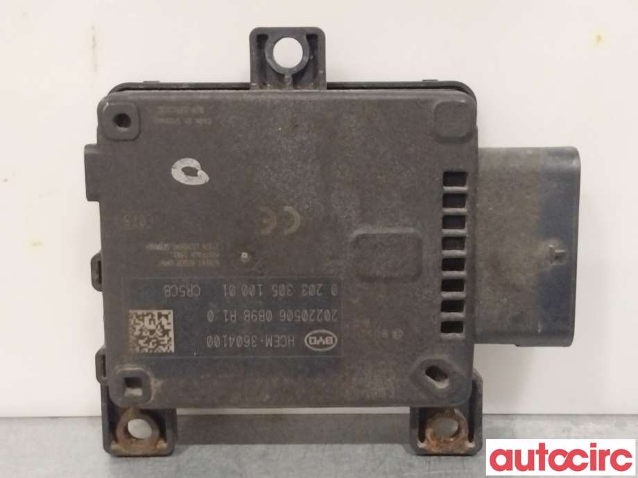Sensor radar til BYD T3 2020-->>  (BYD|HCEM-3604100|202205060B9B)