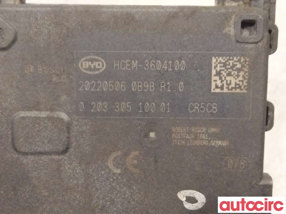Sensor radar til BYD T3 2020-->>  (BYD|HCEM-3604100|202205060B9B)