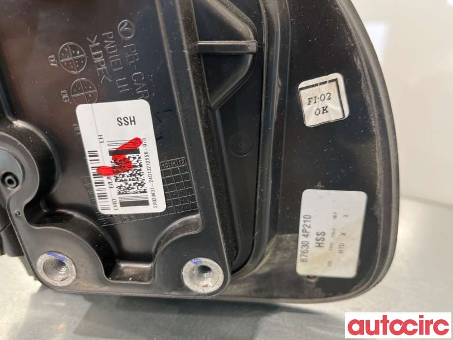 Speil venstre til Hyundai i20 2009-2014 (Type I)  (HYUNDAI|876104P210|)