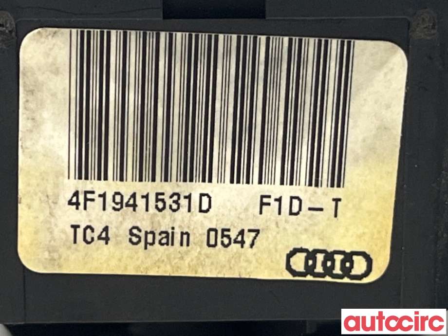 Bryter lys til Audi A6 2005-2008 (Type III, Fase 1) (C6) (C6) (AUDI|4F1941531E||4F1941531D)