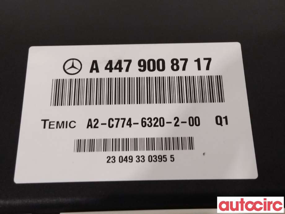 Styreenhet nivå/luftfjæring til Mercedes Vito 2014-->> (W447) (W447) (MERCEDES|A4479008717)