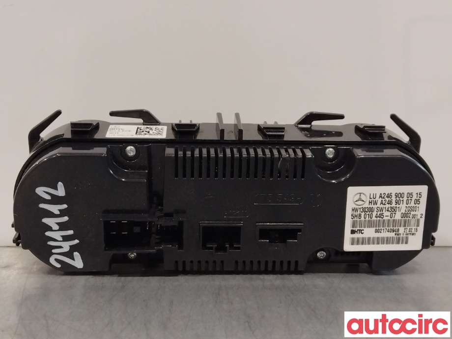 Varmeapparat betjening til Mercedes GLA 2014-2020 (X156) (X156) (MERCEDES|A2469008215|A2469000515)