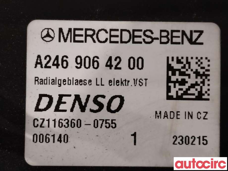 Varmeapparat motor til Mercedes GLA 2014-2020 (X156) (X156) (MERCEDES|A2469061601|A2469064200)