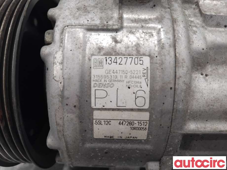 Aircondition kompressor til Opel Corsa E 2015-2019  (OPEL|95523889|447150-5221|95526765)