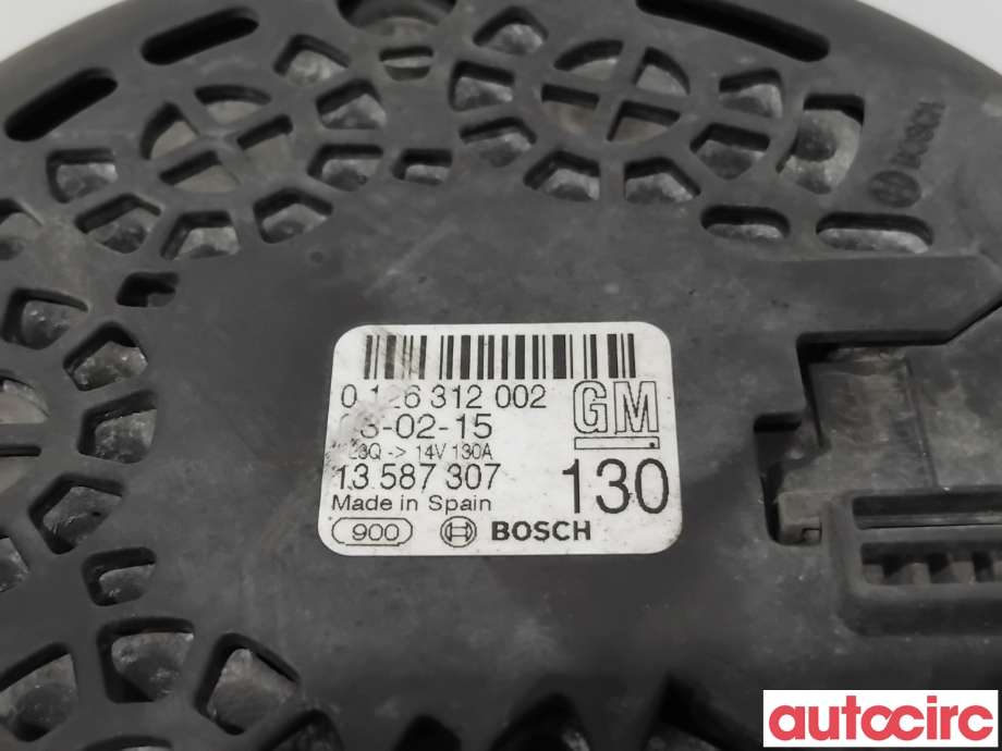 Dynamo til Opel Corsa E 2015-2019  (OPEL|95523614|0126312002|13587307)
