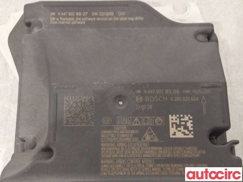 Airbag elektronikk til Mercedes Vito 2014-->> (W447) (W447) (MERCEDES|A4479009920)