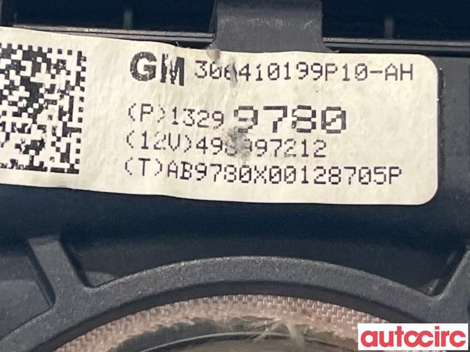 Airbag rattpute til Opel Astra J 2010-2015 (OPEL|39172523|13299780)
