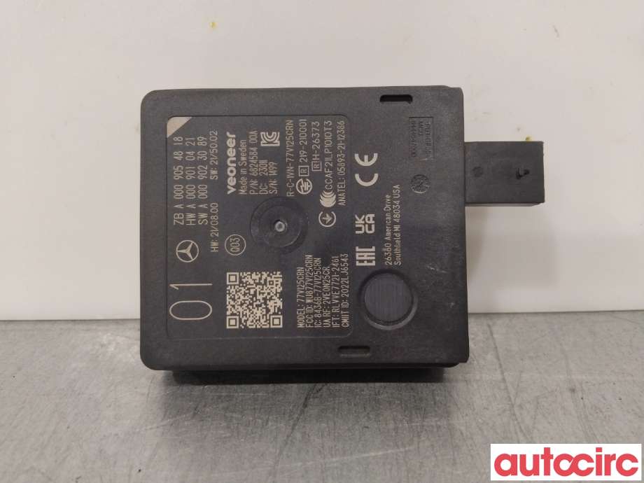 Sensor radar til Mercedes EQE 2022-->>  (MERCEDES|A0009054818)