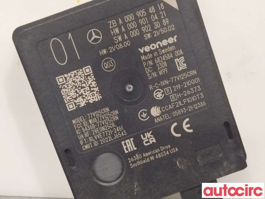 Sensor radar til Mercedes EQE 2022-->>  (MERCEDES|A0009054818)