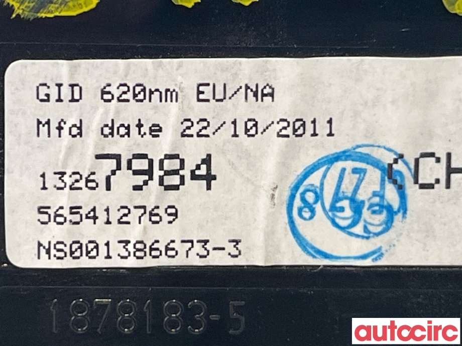 Multimedia display (MCU - Media Controller Unit) til Opel Astra J 2010-2015  (OPEL|13267984)