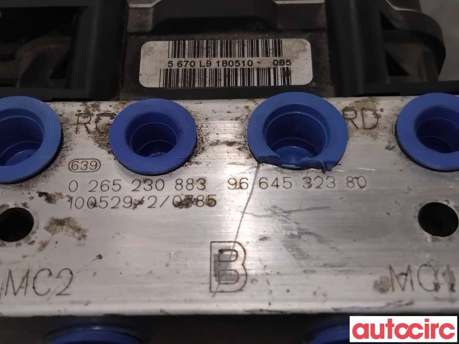 ABS sentral til Peugeot 5008 2010-2017 (Type I)  (PEUGEOT|4541QG|0265230883|1607510480)