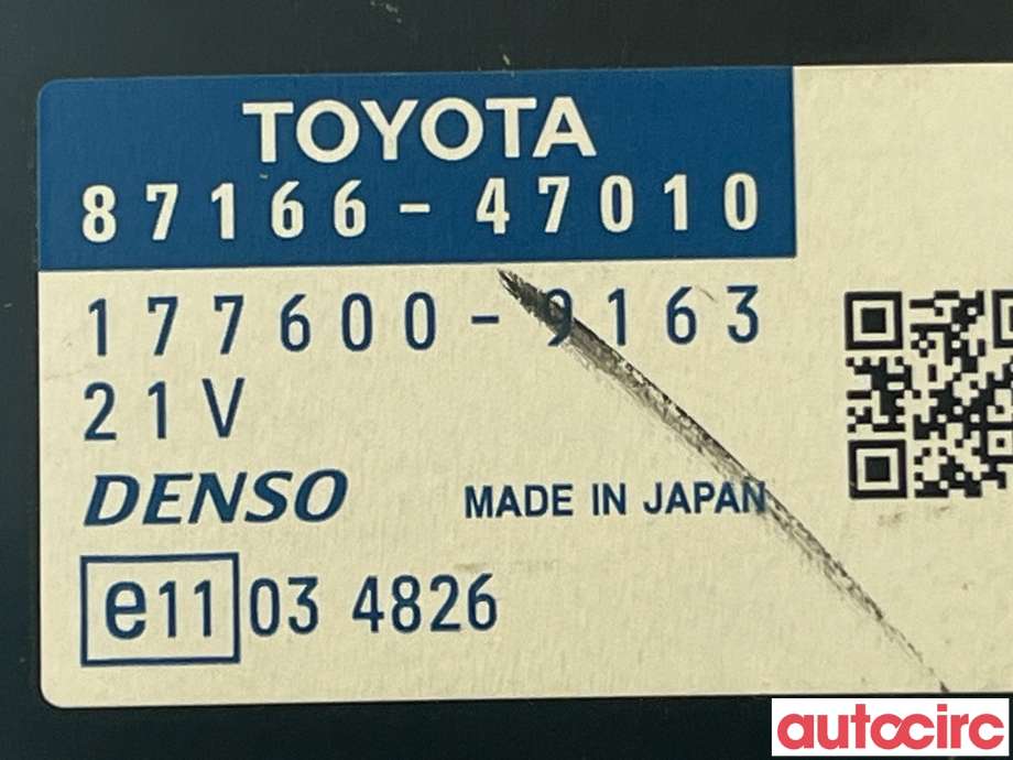 Styreenhet diverse til Toyota Prius 2009-2016 (Type III) (COMBI) (COMBI) (TOYOTA|8716647010)