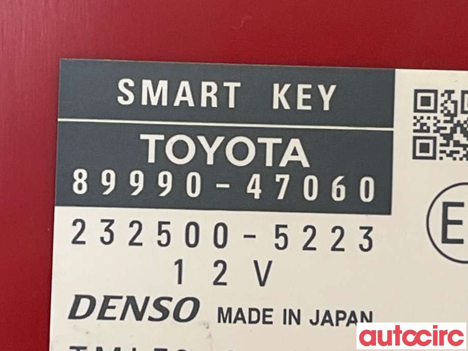 Styreenhet nøkkelfri/keyless til Toyota Prius 2009-2016 (Type III) (COMBI) (COMBI) (TOYOTA|8999047060)
