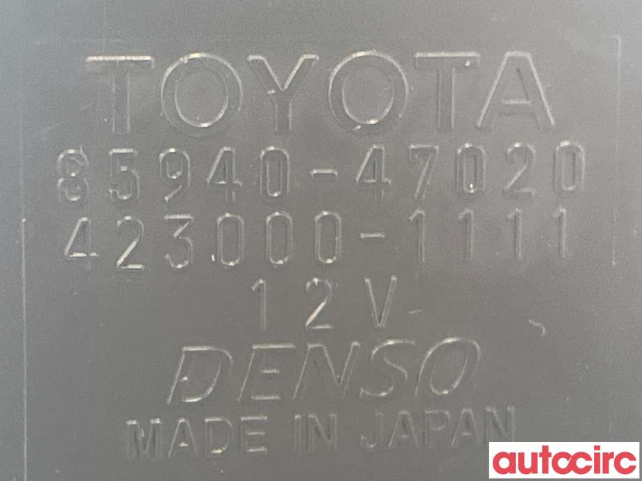 Rele diverse til Toyota Prius 2009-2016 (Type III) (COMBI) (COMBI) (TOYOTA|8594047020)