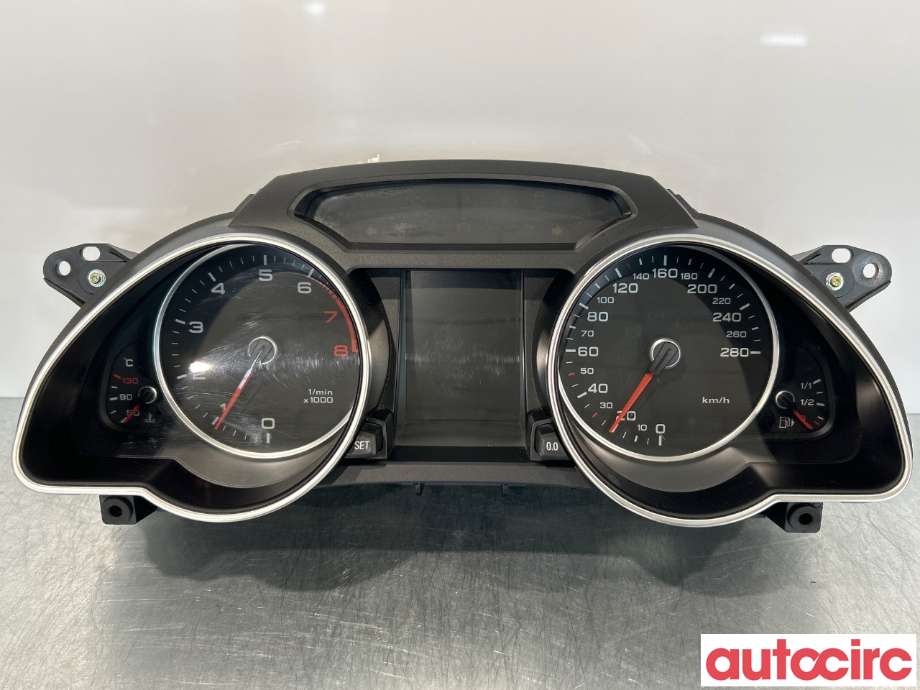 Instrumentpanel til Audi A5 2007-2016 (Type I)  (AUDI|8T0920930H)