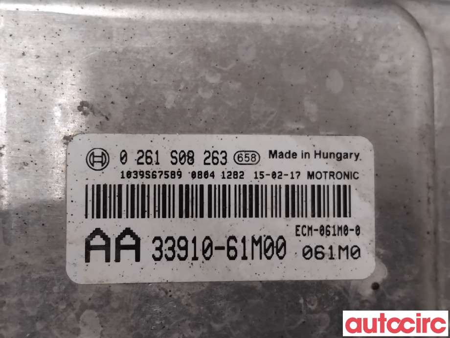 Styreenhet motor til Suzuki Vitara 2015-->> (Type IV)  (SUZUKI|33910-61M00|0261S08263)