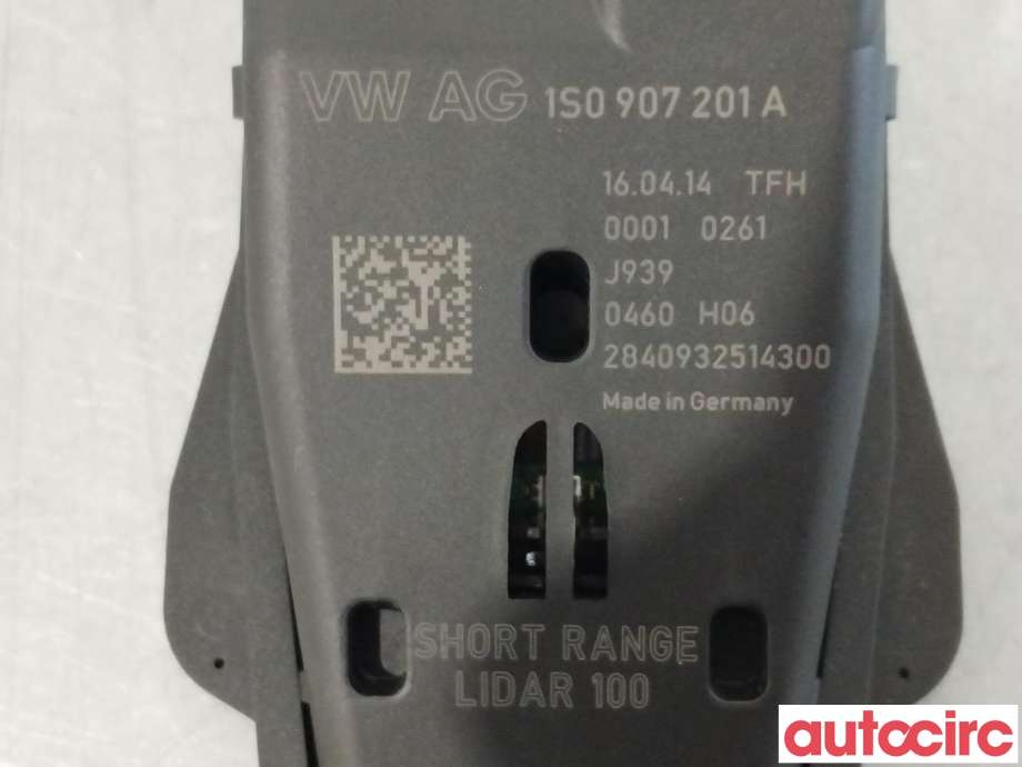 Sensor radar til VW E-Up 2013-2019  (VOLKSWAGEN|1S0907201A)