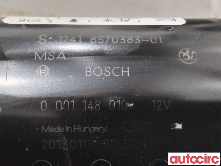 Starter diesel til BMW 3-Serie 2012-2018 (F30/F31/F34) (F30/F31/F34) (BMW|12418570238|0001148010|12418570383)
