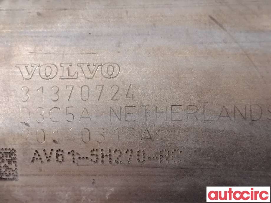 Partikkelfilter til Volvo V60/V60 CC 2013-2018 (Type I, Fase 2)  (VOLVO|36010042|AV61-5H270-RC|31370724)