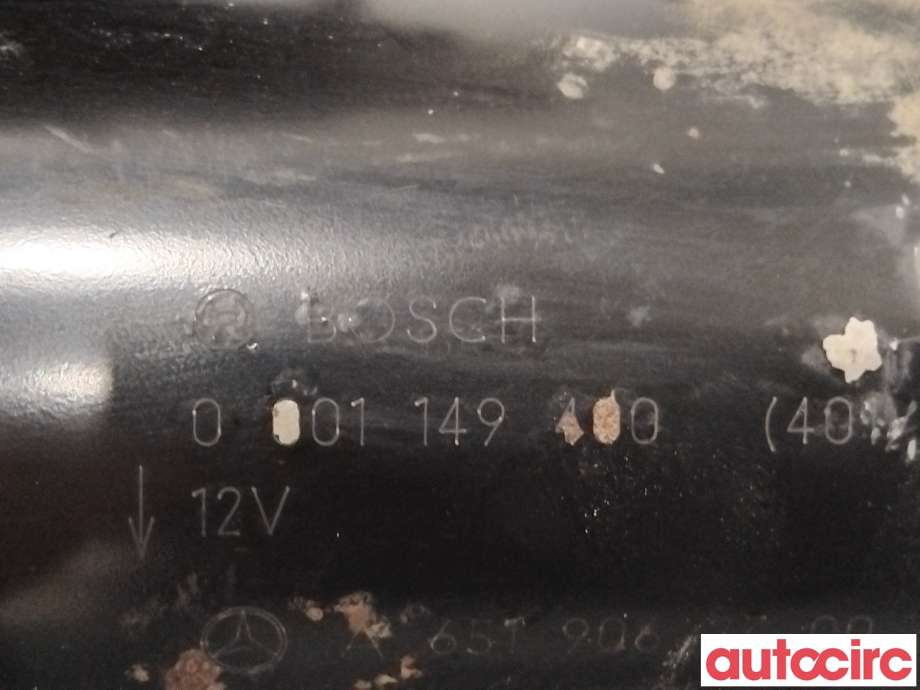 Starter diesel til Mercedes E-Klasse 2009-2013 (Fase 1) (W212) (W212) (MERCEDES|A6519062800|0001149400|A6519062300)