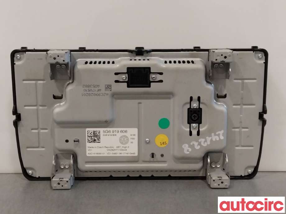 Multimedia display (MCU - Media Controller Unit) til VW e-Golf 2017-2020 (Fase 2)  (VOLKSWAGEN|5G6919606C||5G6919606)