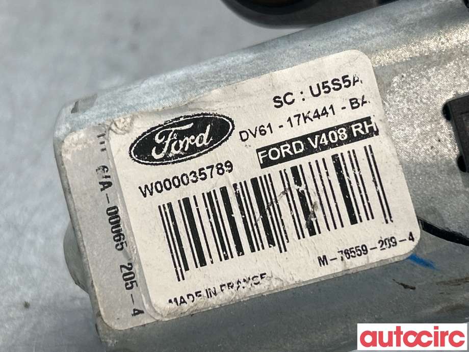 Viskermotor bakrute til Ford Transit Connect 2013-2018 Type II, Fase 1  (FORD|1807928|DV61-17K441-BA)