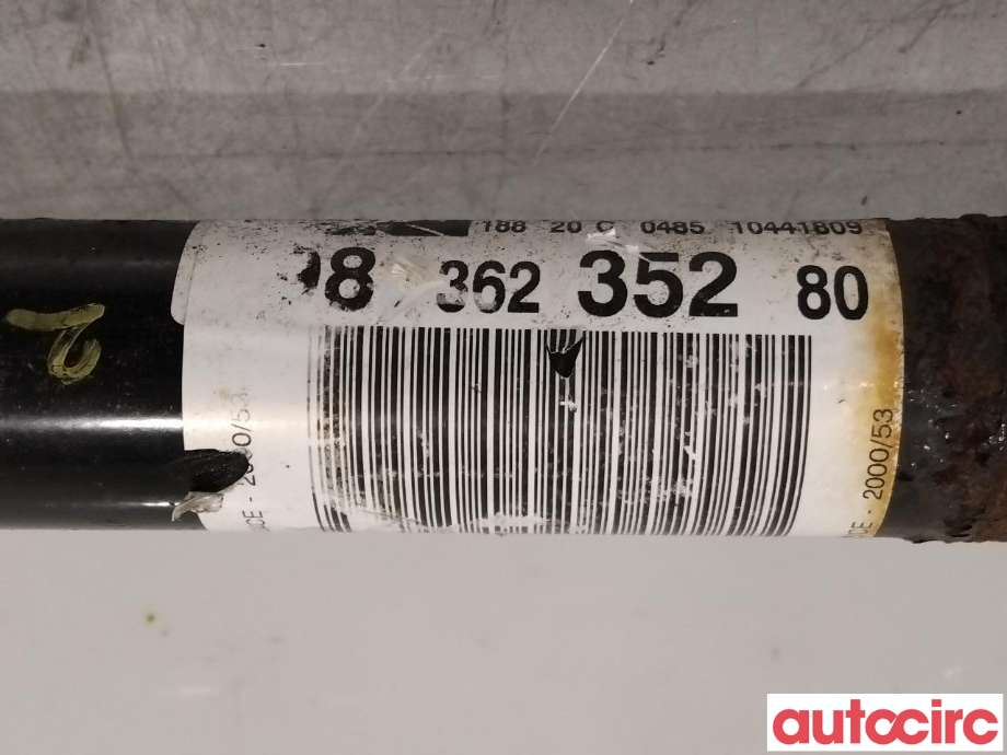 Drivaksel venstre foran, elbil til Peugeot 2008 2019-->> (Type II)  (PEUGEOT|1675589880||9836235280)
