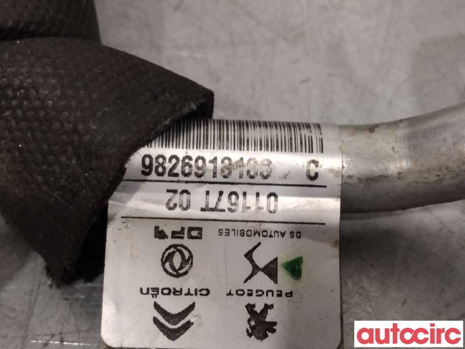 Aircondition rør til Peugeot 2008 2019-->> (Type II)  (PEUGEOT|9826918180)