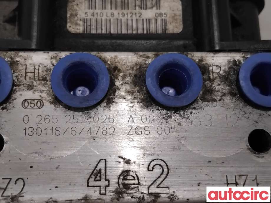 ABS sentral til Mercedes Vito/Viano 2010-2014 (Fase 2) (W639) (W639) (MERCEDES|A0084315412|0265252026|A0081315312)