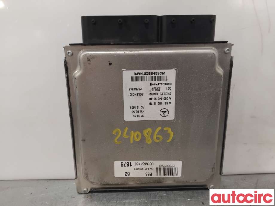 Styreenhet motor til Mercedes Vito/Viano 2010-2014 (Fase 2) (W639) (W639) (MERCEDES|A6519009302|28254848|A6511501879)