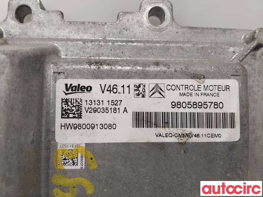 Styreenhet motor til Citroën DS3 2010-2019  (CITROEN|1608817680|V29035181|9800913080)