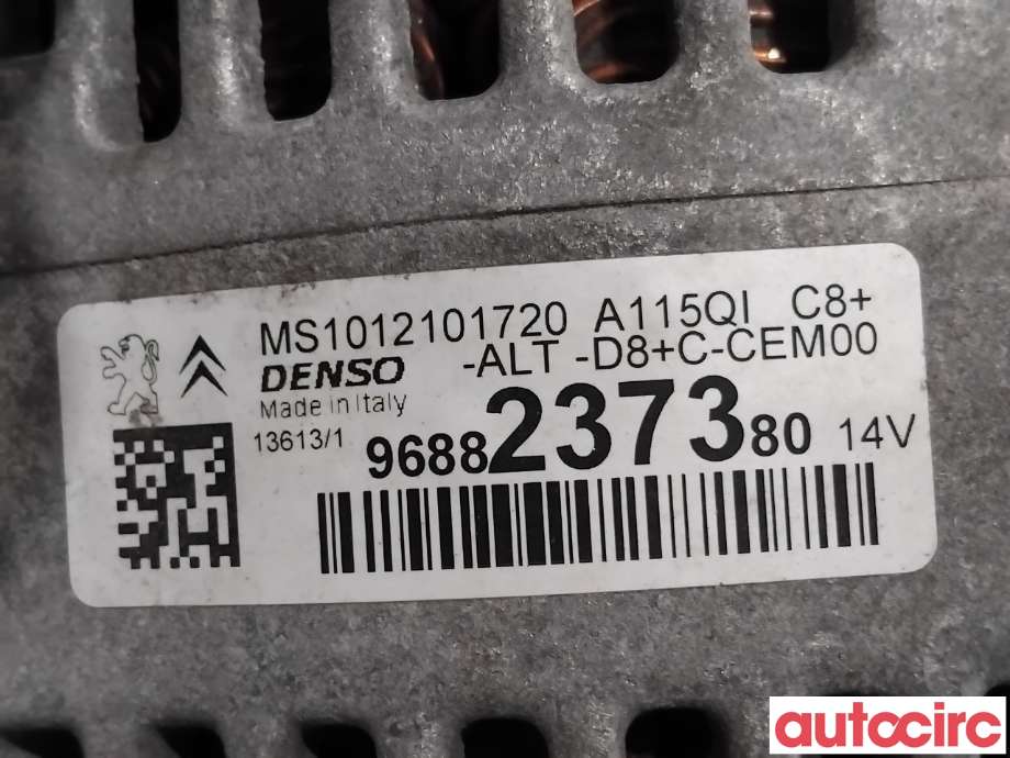 Dynamo til Citroën DS3 2010-2019  (CITROEN|1608066080|MS1012101720|1610048280)