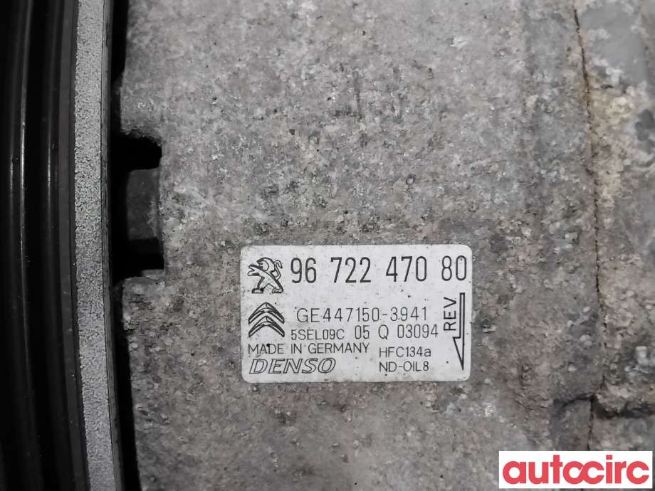 Aircondition kompressor til Citroën DS3 2010-2019  (CITROEN|9672247080|447150-3941|9822184980)