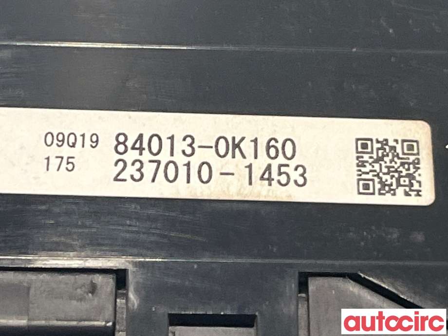 Varmeapparat betjening til Toyota Hilux 2012-2016  (TOYOTA|840130K160)