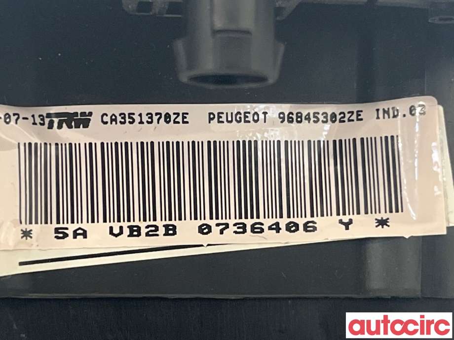 Airbag rattpute til Peugeot 5008 2010-2017 (Type I)  (PEUGEOT|4112PF)