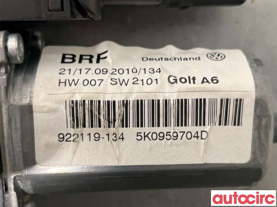 Ruteheis høyre bak til VW Golf VI 2008-2012  (VOLKSWAGEN|5K0959704D|922119-134|5K0959704C)