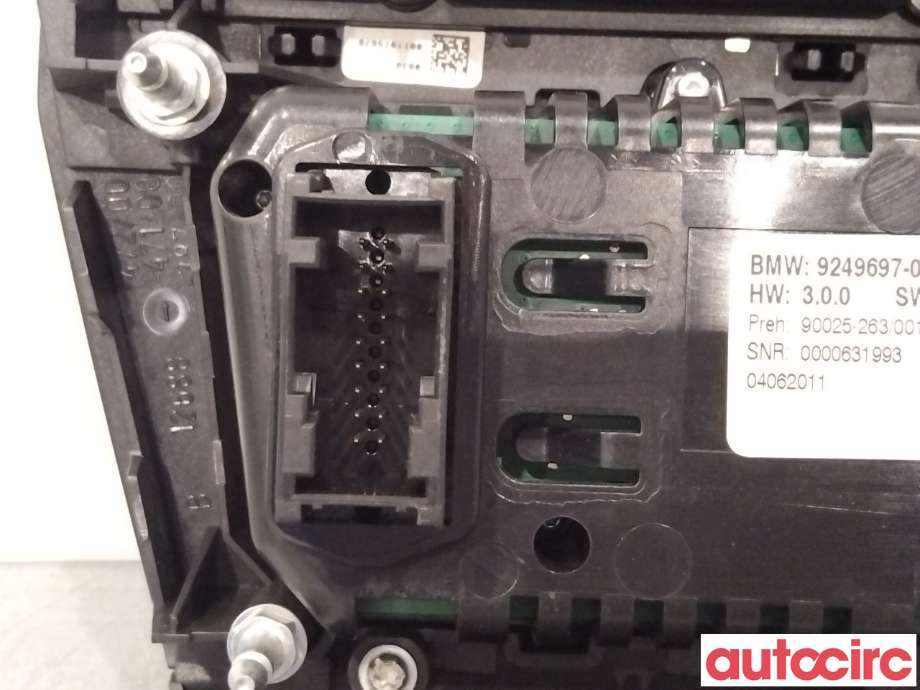 Varmeapparat betjening til BMW 5-Serie 2010-2017 (F10/F11) (F10/F11) (BMW|61319328425|)