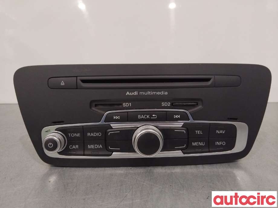 Bilstereo til Audi Q3, 2011-2014 (Type I, Fase 1) (AUDI|8U0035193C)