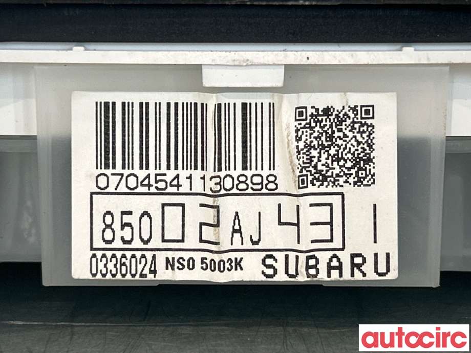 Instrumentpanel til Subaru Outback 2009-2014 (Type IV) (SUBARU|85057AJ010|85002AJ43)