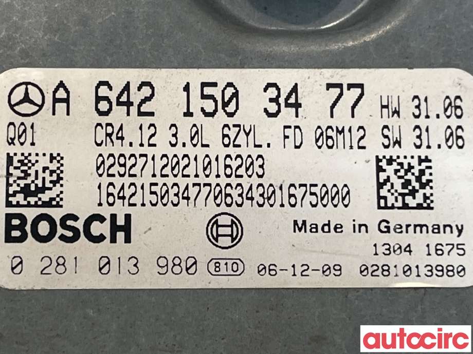 Styreenhet motor til Mercedes R-Klasse 2006-2013 (W251) (W251) (MERCEDES|A6421503477)