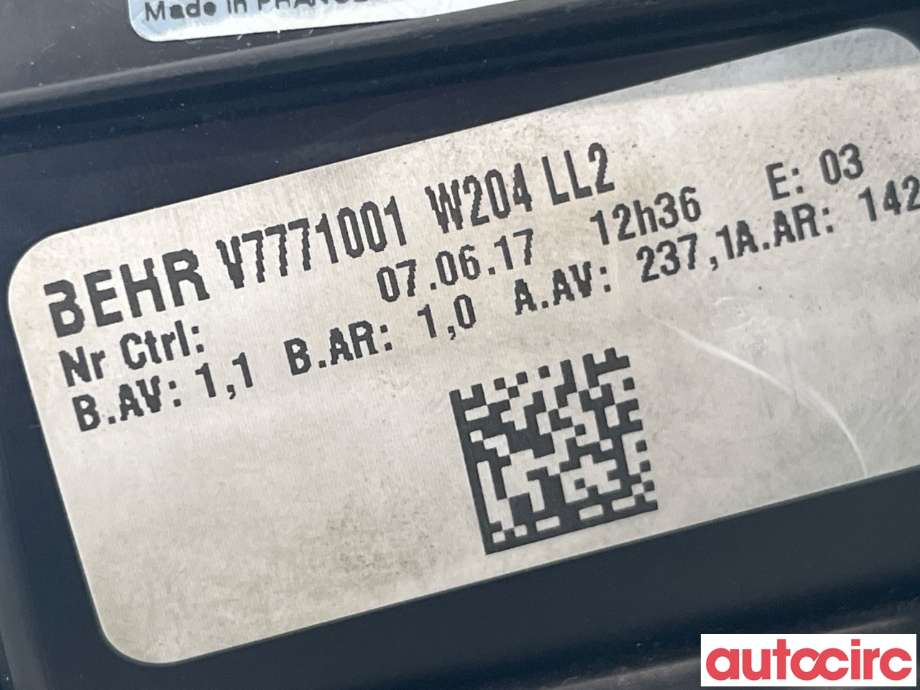 Varmeapparat motor til Mercedes C-Klasse 2011-2014 (Fase 2) (W204) (W204) (MERCEDES|A2128200708)