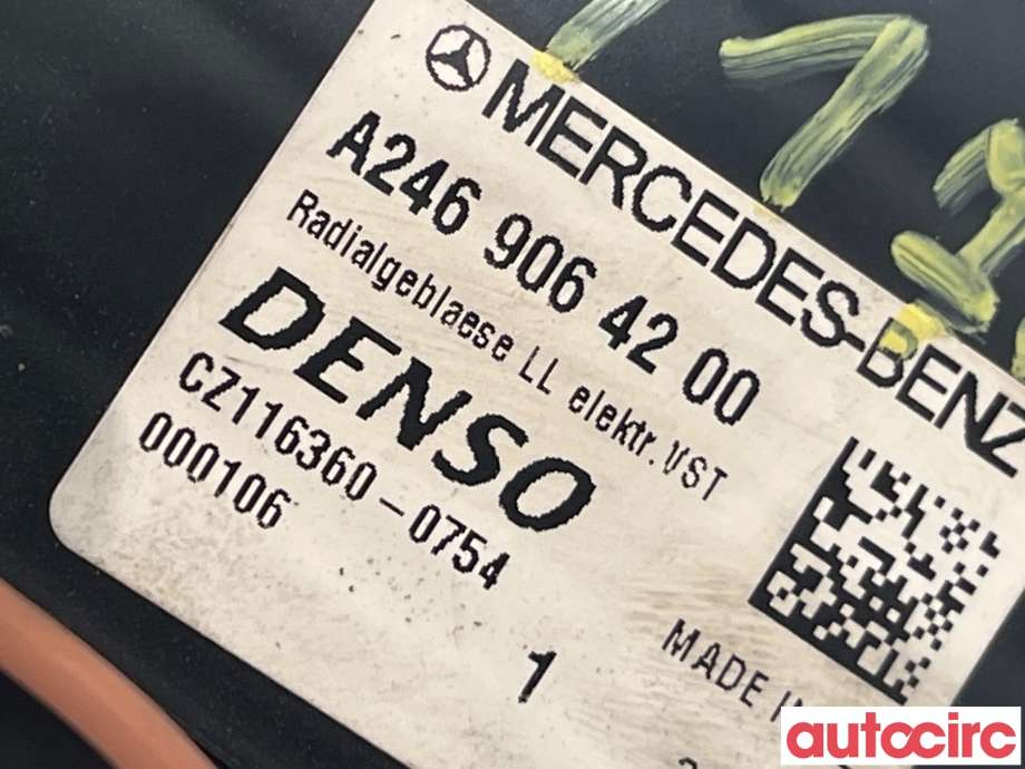 Varmeapparat motor til Mercedes GLA 2014-2020 (X156) (X156) (MERCEDES|A2469061601|A2469064200)