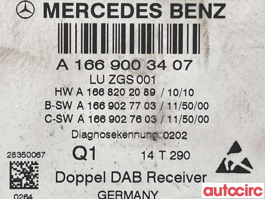 Bilstereo diverse til Mercedes GLA 2014-2020 (X156) (X156) (MERCEDES|A1669003407)