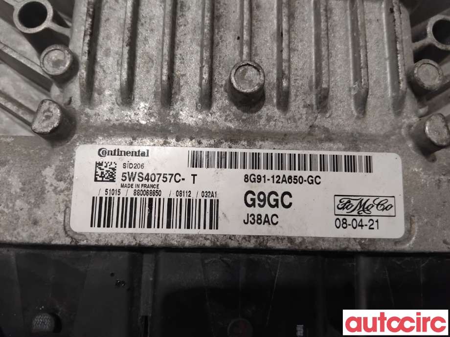 Styreenhet motor til Ford Mondeo 2007-2010 (Type IV, Fase 1)  (1561024|5WS40757C|8G91-12A650-GC)