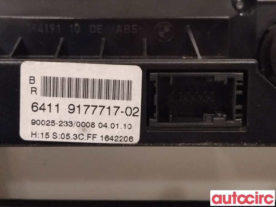 Varmeapparat betjening til BMW 5-Serie 2003-2010 (E60/E61) (E60/E61) (BMW|64119248708|64119177717)