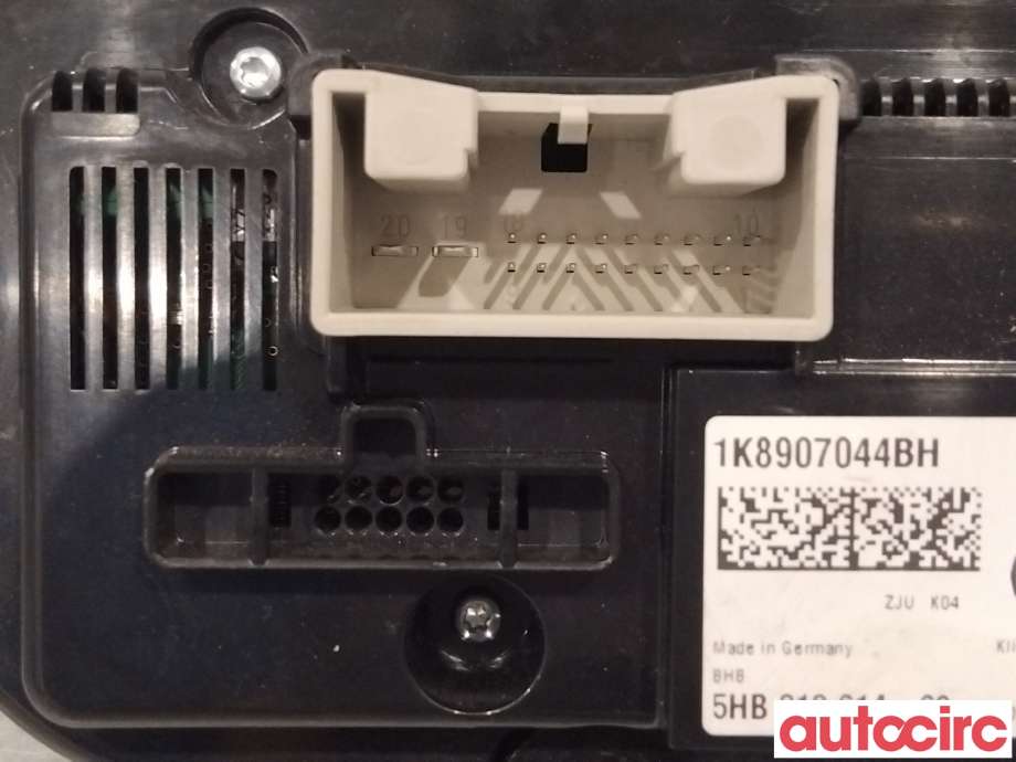 Varmeapparat betjening til VW Caddy 2015-2020 (Type III, Fase 3)  (VOLKSWAGEN|1K8907044CG)