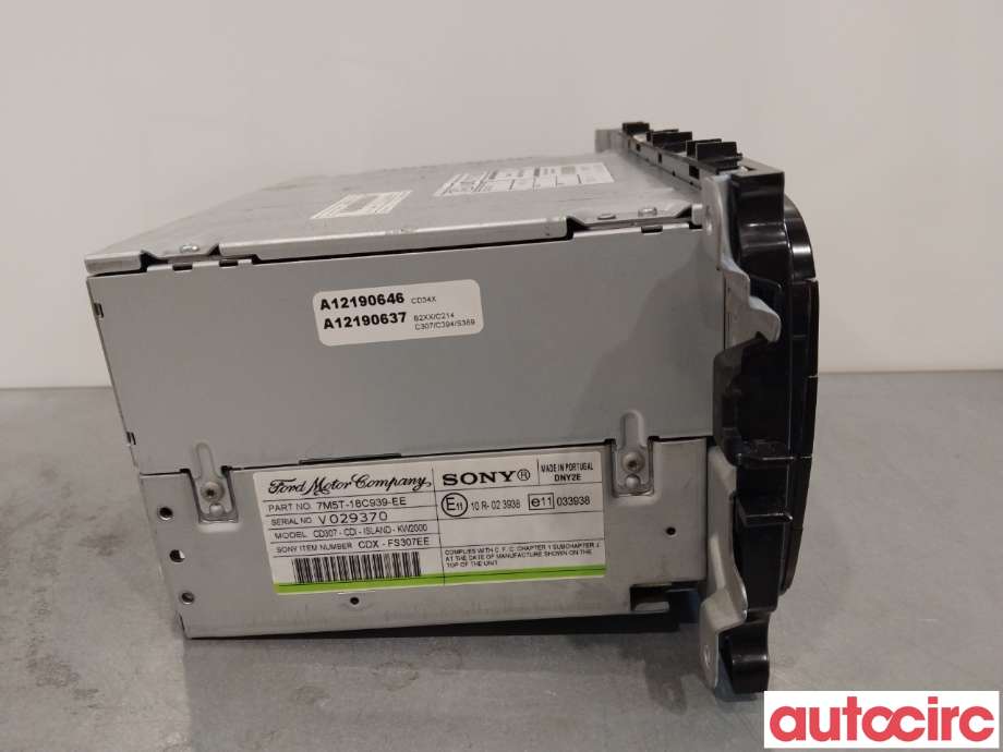 Bilstereo til Ford Focus 2008-2010 (Type II, Fase 2)  (FORD|1830411|7M5T-18C939-EE)