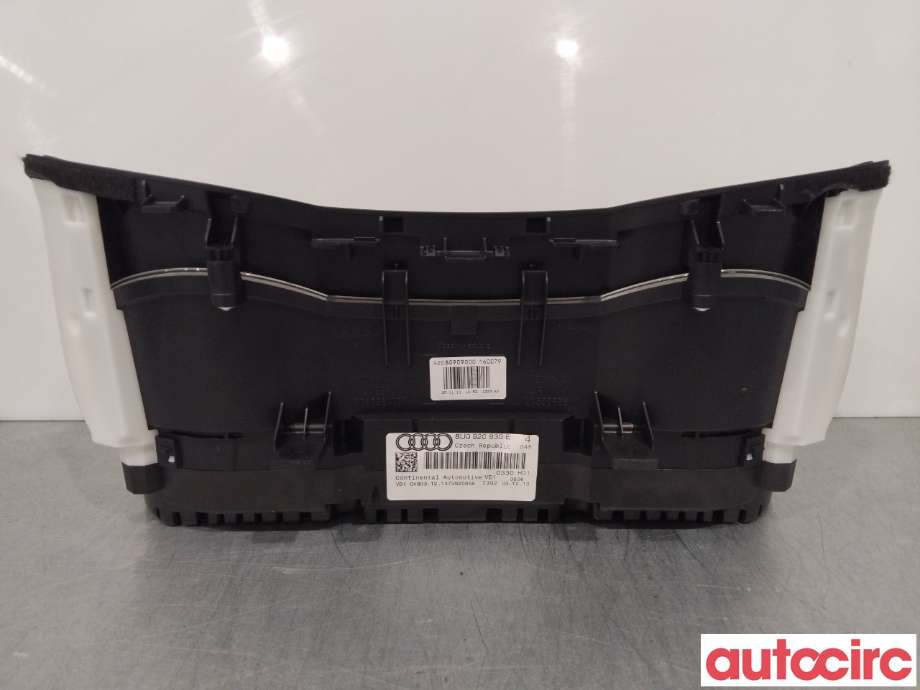 Instrumentpanel til Audi Q3 2011-2014 (Type I, Fase 1) (AUDI|8U0920930E)
