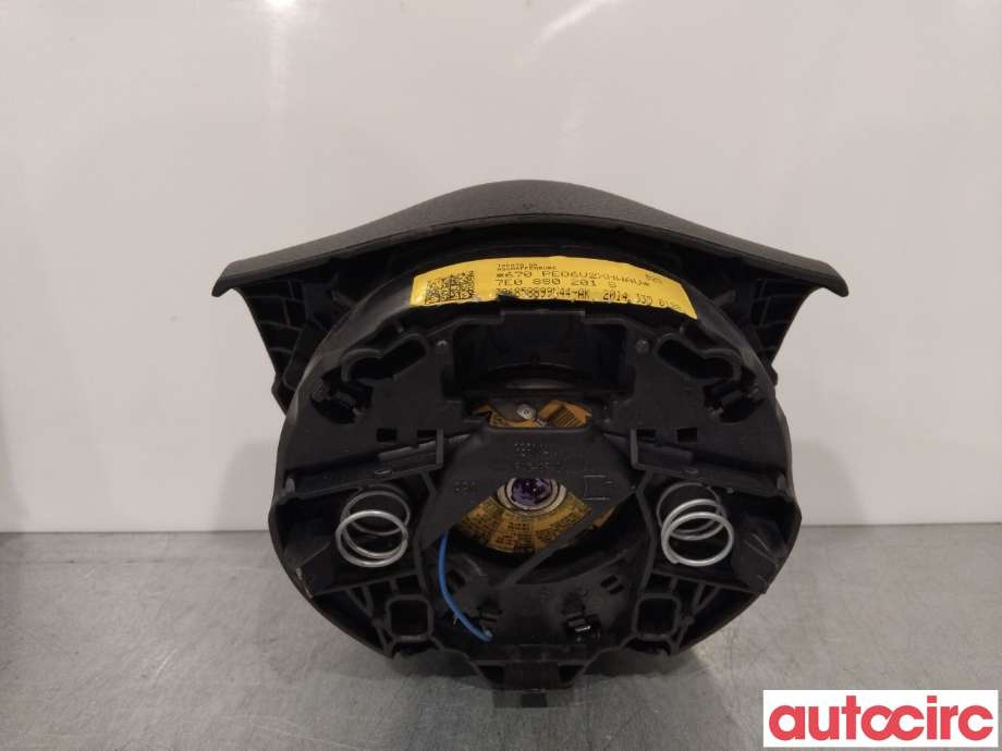 Airbag rattpute til VW Transporter / Caravelle 2009-2015 (Fase 2) (T5) (T5) (VOLKSWAGEN|7E0880201AT)
