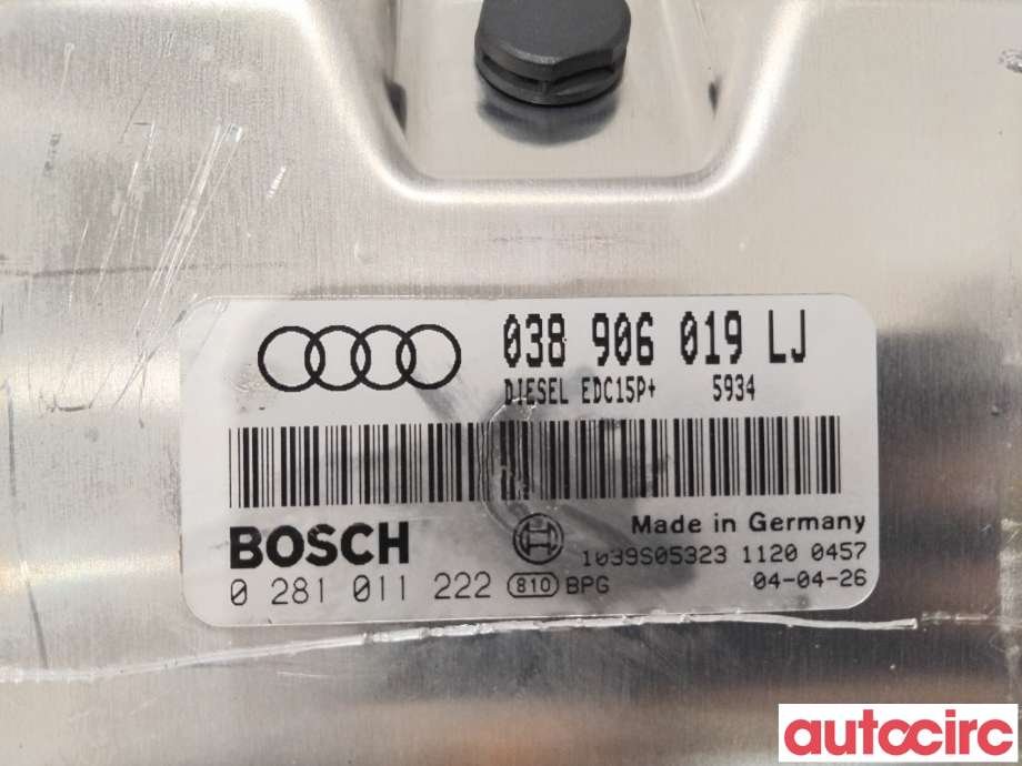 Styreenhet motor til Audi A4 2001-2004 (Type II) (B6) (B6) (AUDI|038906019LJ|0281011222)